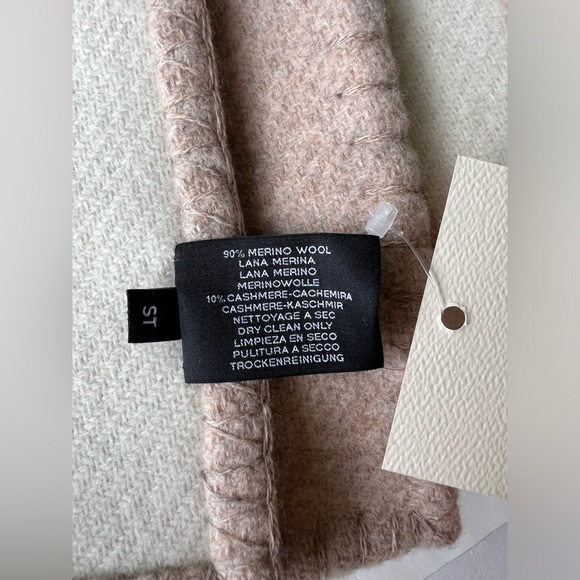 NEW Hermes Avalon III Blanket Coco Camomile Wool and Cashmere Blend - Picture 9 of 10